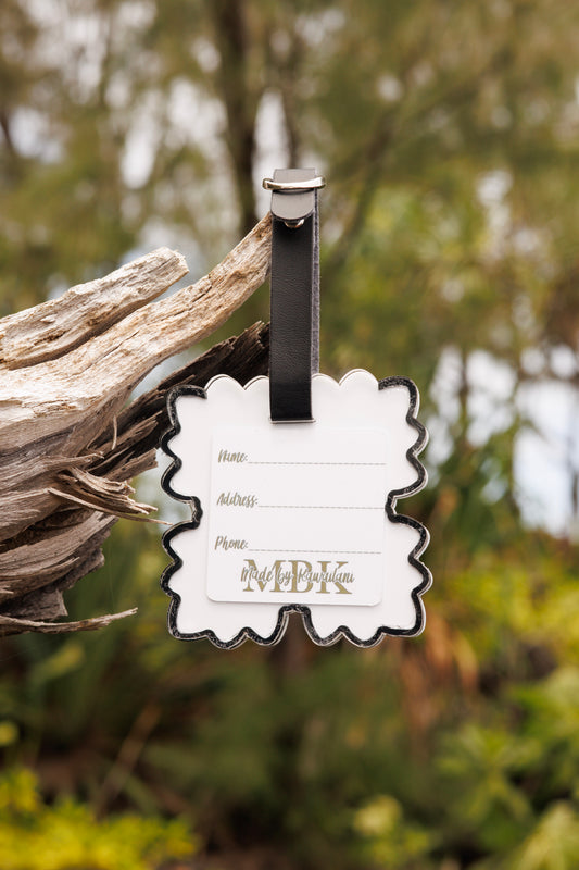 Acrylic luggage tag